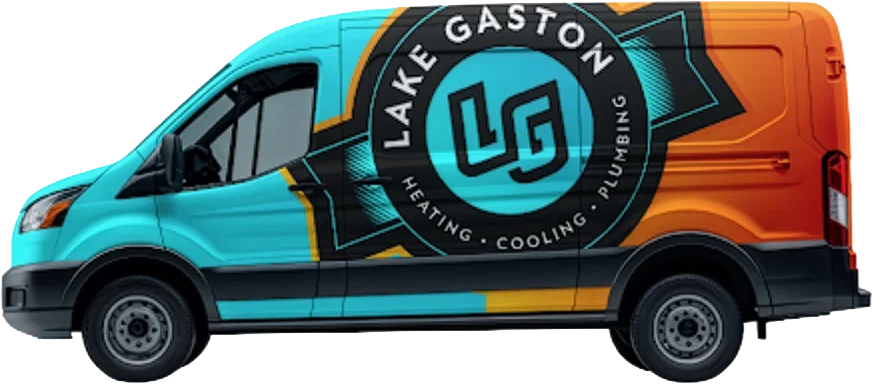 2D Render of Lake Gaston HVAC and Plumbing Service Truck
